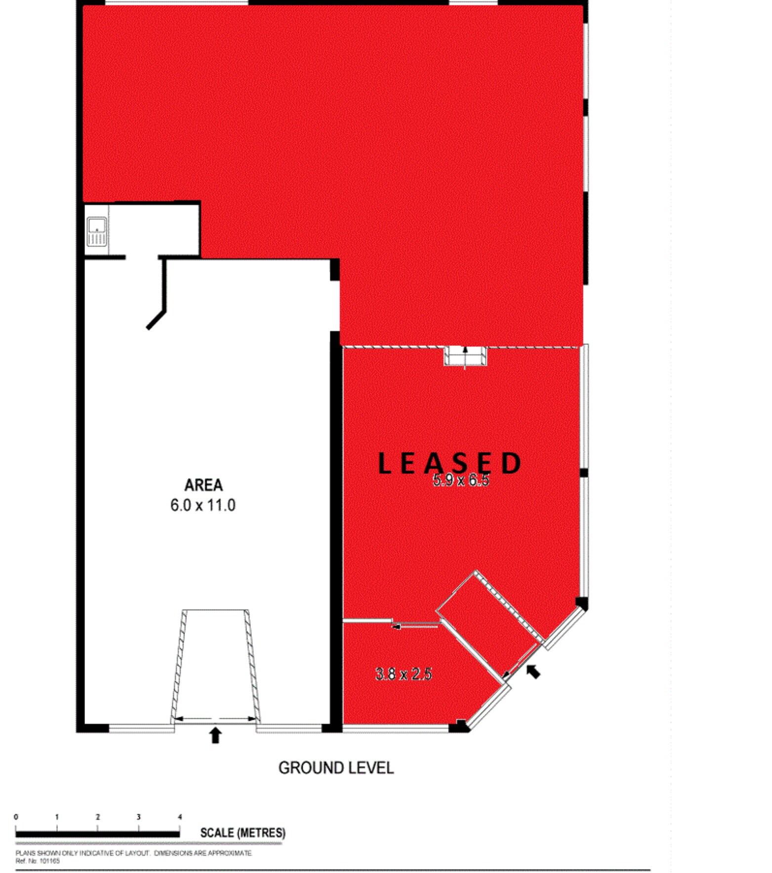 166 Cowper St, Wollongong en alquiler Plano de la planta- Imagen 1 de 5