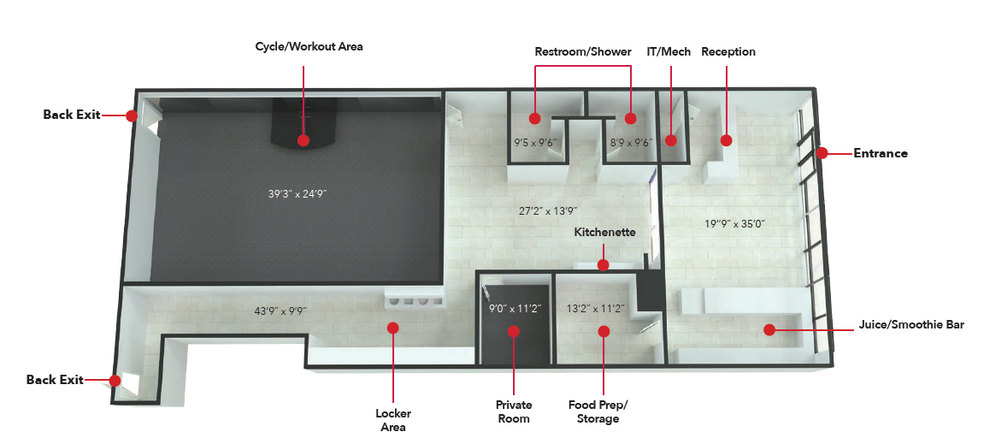 464 N Alafaya Trl, Orlando, FL en alquiler - Plano de la planta - Imagen 2 de 2