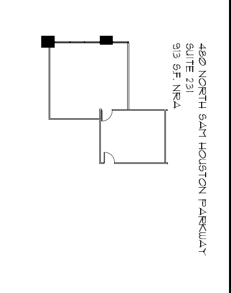 480 N Sam Houston Pky E, Houston, TX en alquiler Plano de la planta- Imagen 1 de 1