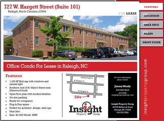 Más detalles para 727 W Hargett St, Raleigh, NC - Oficinas en alquiler