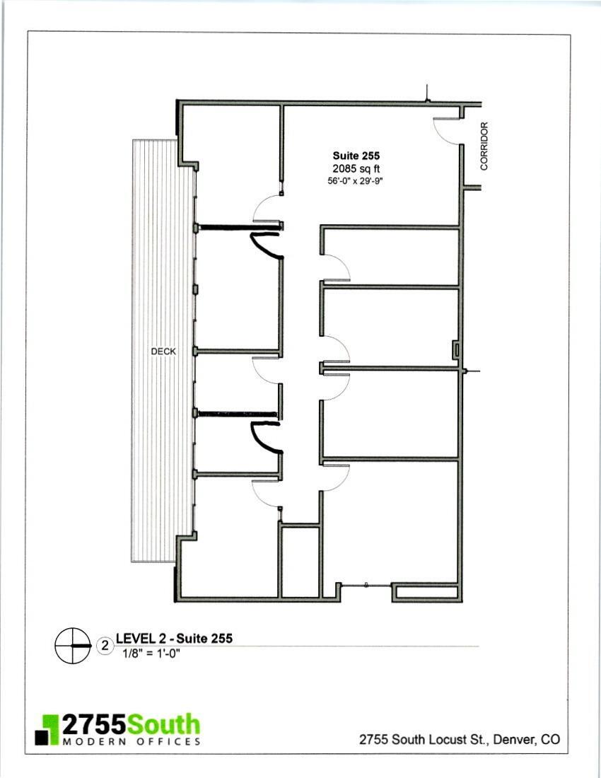 2755 S Locust St, Denver, CO en alquiler Plano de la planta- Imagen 1 de 2