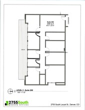 2755 S Locust St, Denver, CO en alquiler Plano de la planta- Imagen 1 de 2