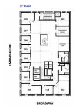 101 Broadway, Oakland, CA en alquiler Plano de la planta- Imagen 1 de 1