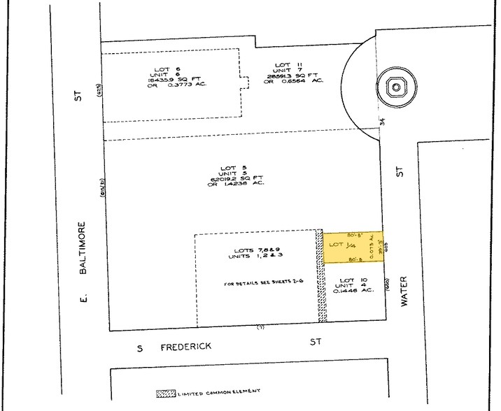 608 Water St, Baltimore, MD en alquiler - Plano de solar - Imagen 3 de 9