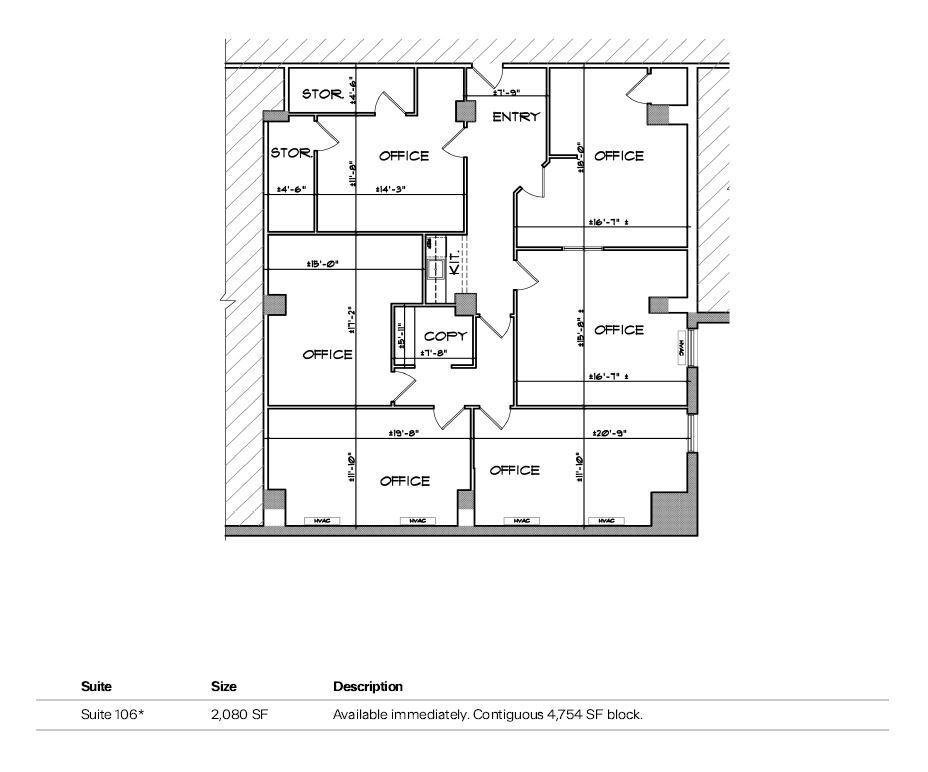 8120 Woodmont Ave, Bethesda, MD en alquiler Plano de la planta- Imagen 1 de 1