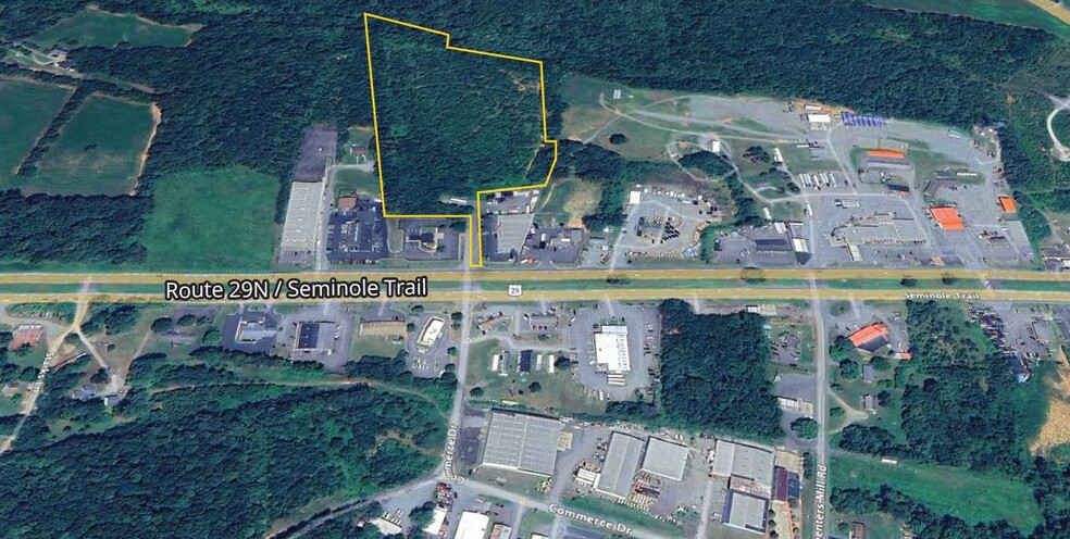 8341 Seminole Trail, Ruckersville, VA en venta - Vista aérea - Imagen 1 de 3