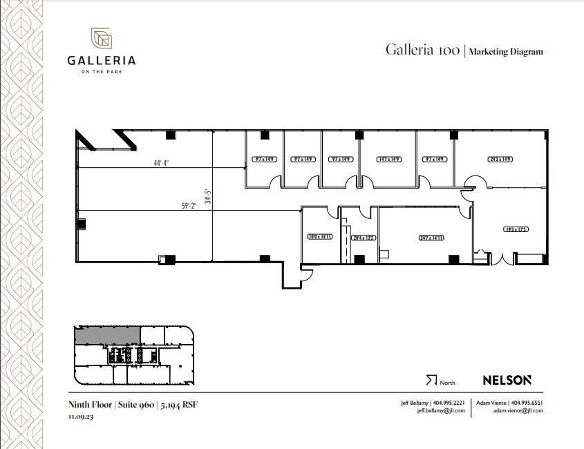 600 Galleria Pky SE, Atlanta, GA en alquiler Plano de la planta- Imagen 1 de 1