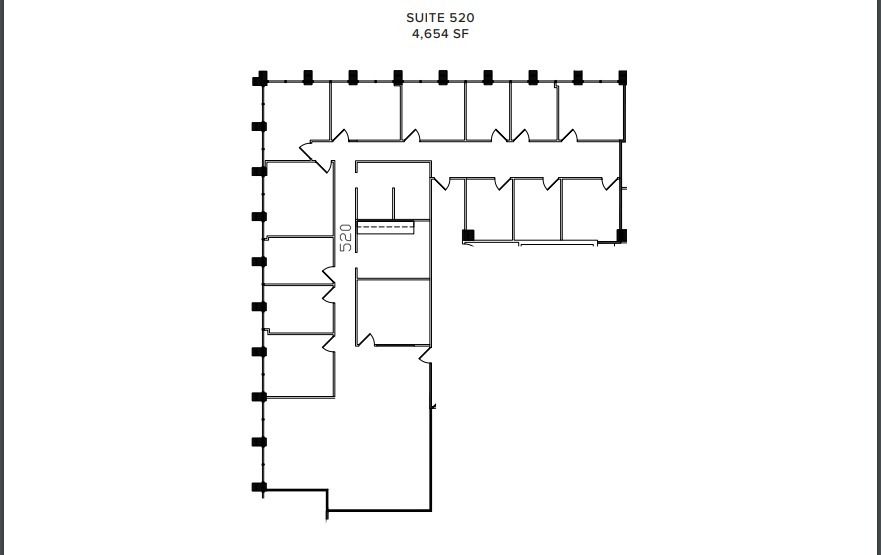 11620 Wilshire Blvd, Los Angeles, CA en alquiler Plano de la planta- Imagen 1 de 1