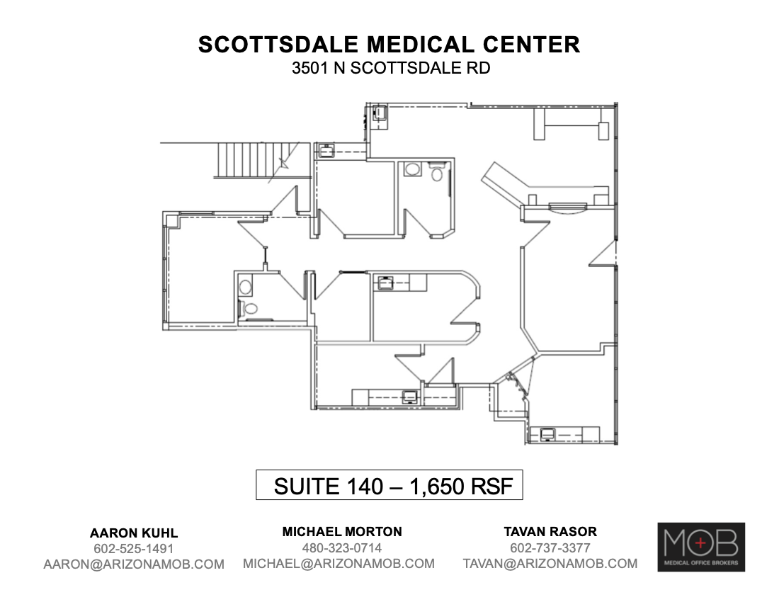 3501 N Scottsdale Rd, Scottsdale, AZ en alquiler Plano de la planta- Imagen 1 de 1