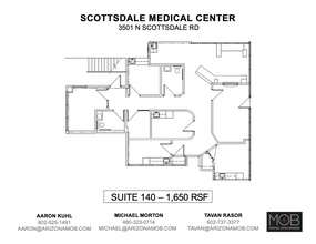 3501 N Scottsdale Rd, Scottsdale, AZ en alquiler Plano de la planta- Imagen 1 de 1