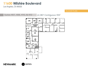 11600 Wilshire Blvd, Los Angeles, CA en alquiler Plano de la planta- Imagen 2 de 5