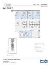 10880 Wilshire Blvd, Los Angeles, CA en alquiler Plano de la planta- Imagen 1 de 1