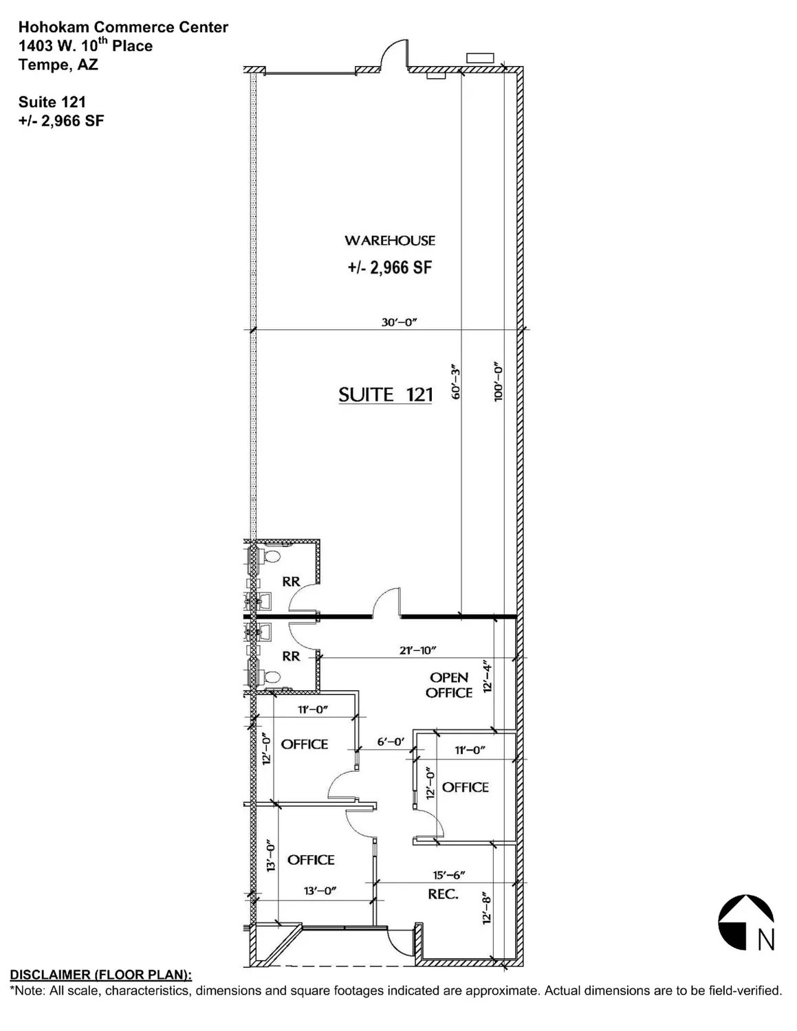 1407 W 10th Pl, Tempe, AZ en alquiler Plano de la planta- Imagen 1 de 1