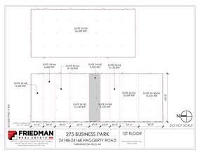 24120-24168 Haggerty Rd, Farmington Hills, MI en alquiler Plano de la planta- Imagen 2 de 2