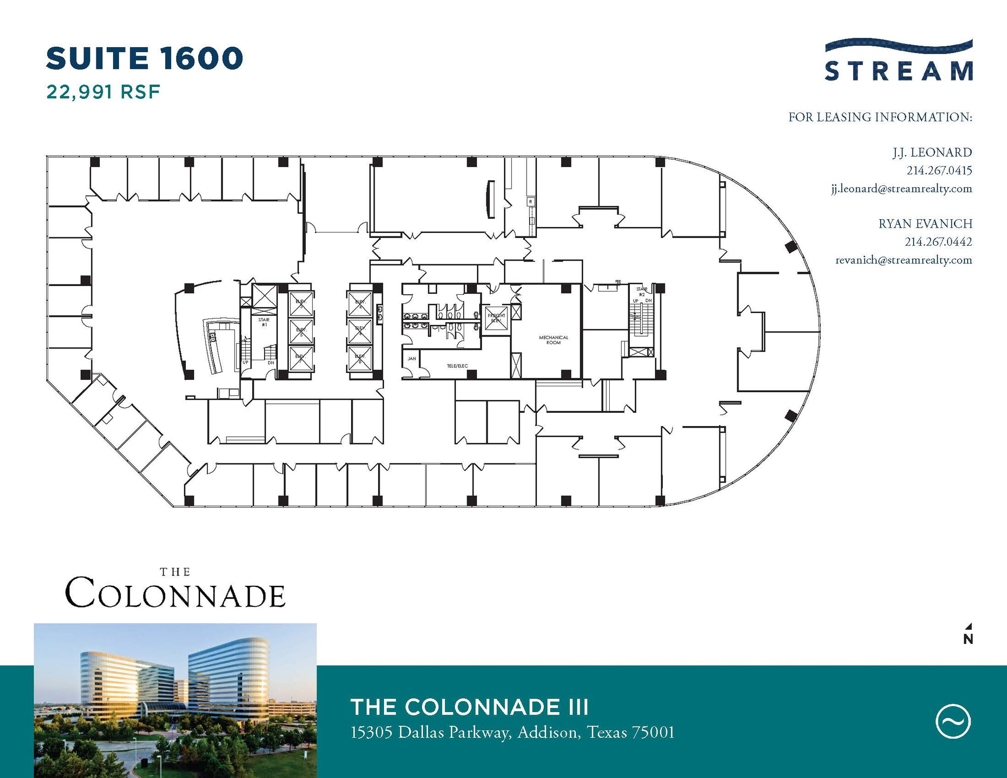 15301 N Dallas Pky, Addison, TX en alquiler Plano de la planta- Imagen 1 de 1