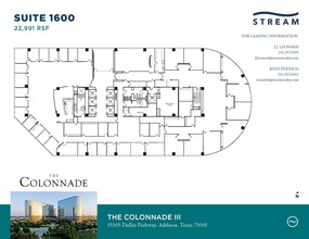 15301 N Dallas Pky, Addison, TX en alquiler Plano de la planta- Imagen 1 de 1