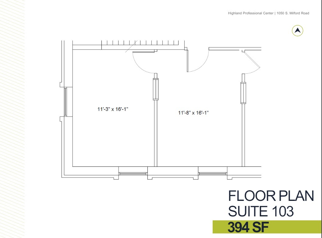 1050 S Milford Rd, Highland, MI en venta Plano de la planta- Imagen 1 de 1