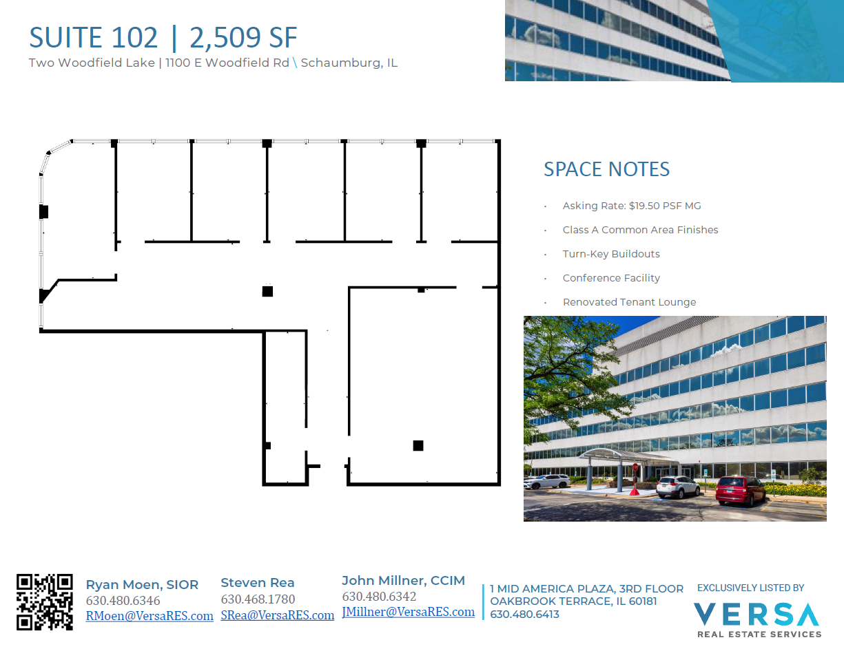 1100 E Woodfield Rd, Schaumburg, IL en alquiler Plano de la planta- Imagen 1 de 1