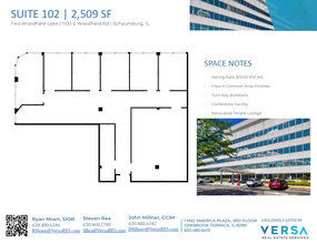 1100 E Woodfield Rd, Schaumburg, IL en alquiler Plano de la planta- Imagen 1 de 1