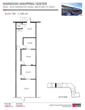 3504-3508 Harwood Rd, Bedford, TX en alquiler Plano de la planta- Imagen 1 de 1