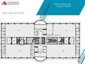 7595 TECHNOLOGY WAY, Denver, CO en alquiler Plano de la planta- Imagen 1 de 1