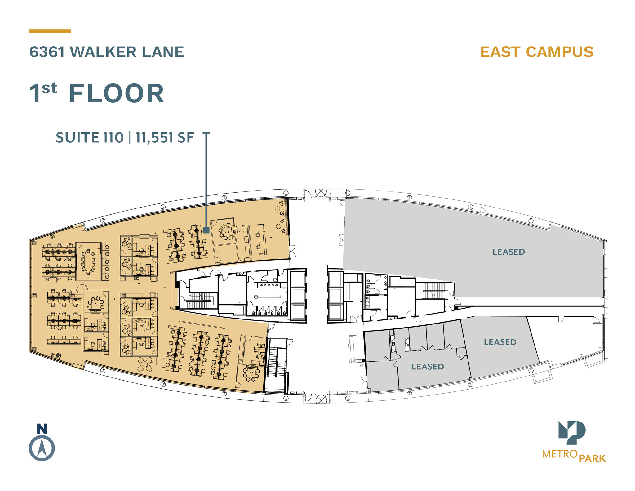 6361 Walker Ln, Alexandria, VA en alquiler Plano de la planta- Imagen 1 de 5