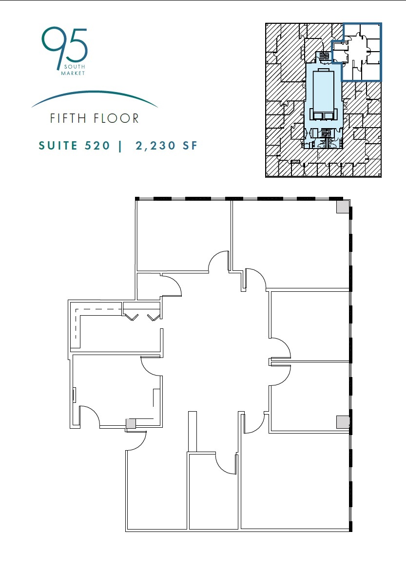 95 S Market St, San Jose, CA en alquiler Plano de la planta- Imagen 1 de 1