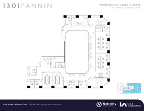 1301 Fannin St, Houston, TX en alquiler Plano de la planta- Imagen 1 de 1