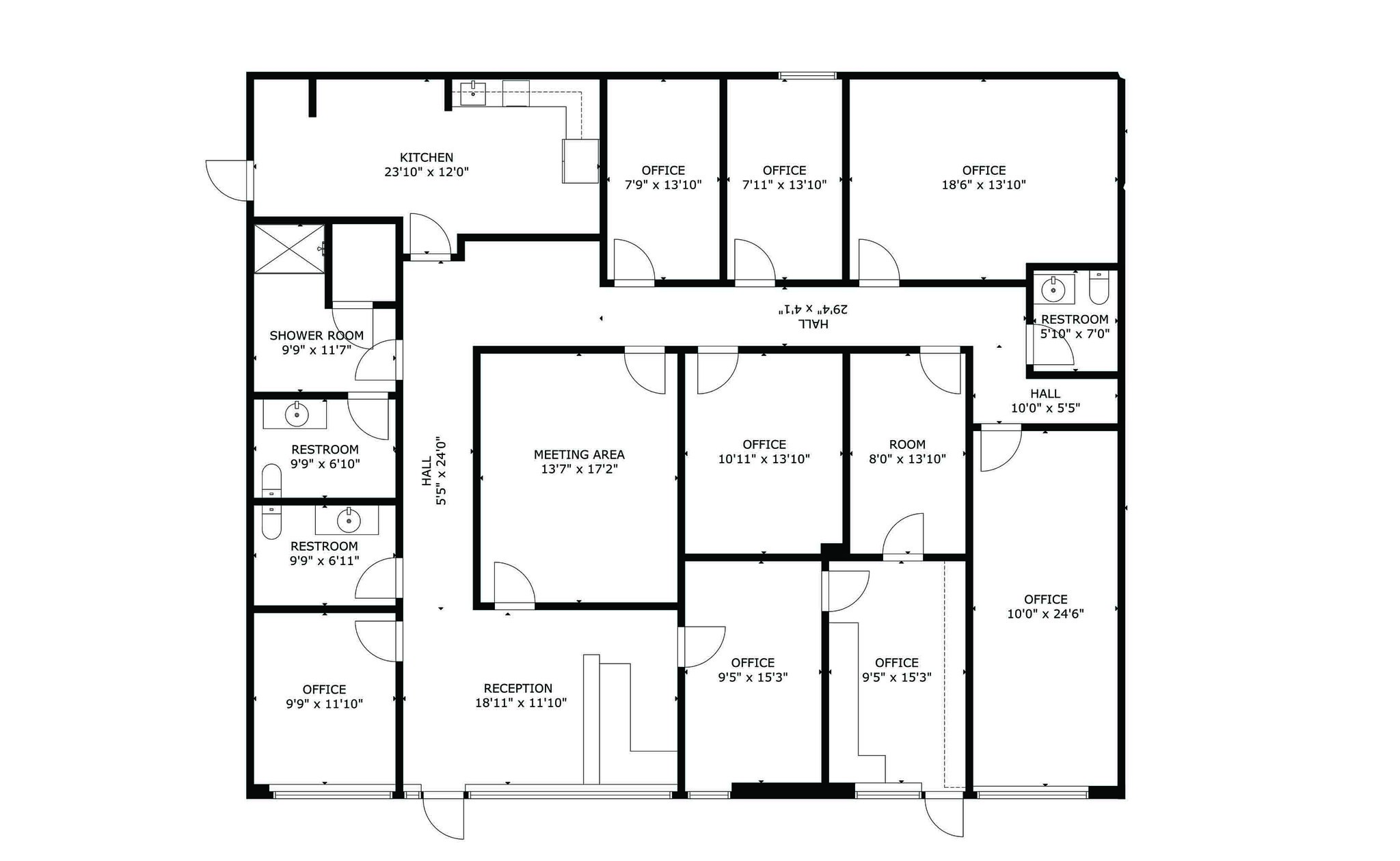 800 Formosa Ave, Winter Park, FL en alquiler Plano de la planta- Imagen 1 de 10