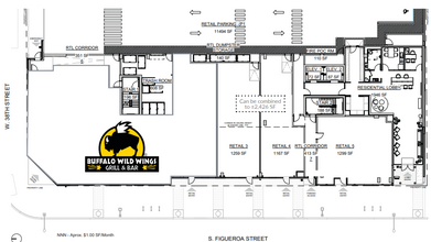 3800 S Figueroa St, Los Angeles, CA en alquiler Plano de la planta- Imagen 1 de 1