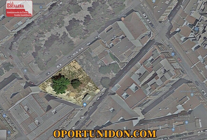 Terreno en Ibi, Alicante en venta - Vista aérea - Imagen 1 de 1