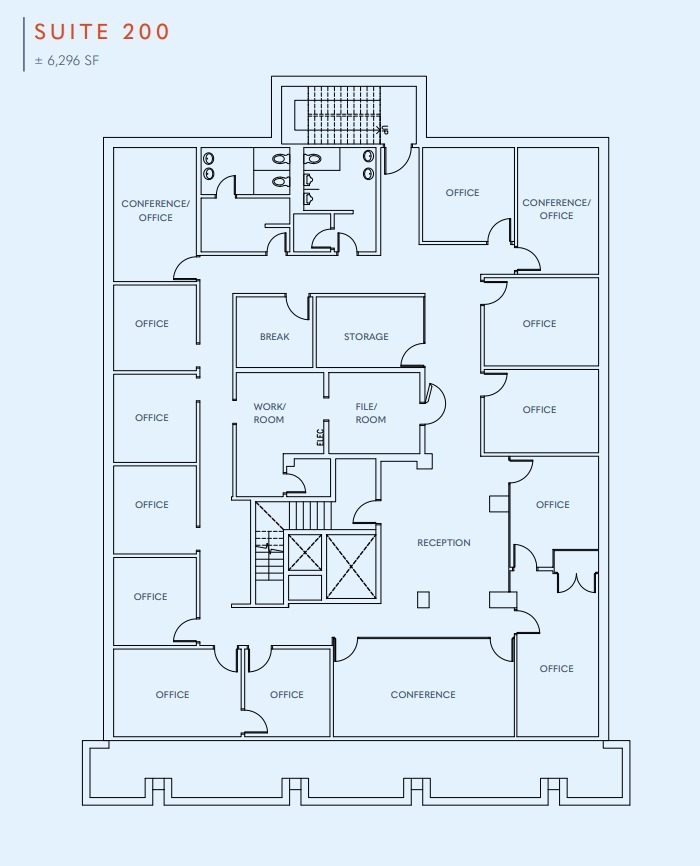 1720 Hillsborough St, Raleigh, NC en alquiler Plano de la planta- Imagen 1 de 3