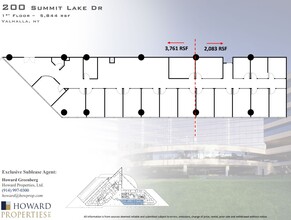 200 Summit Lake Dr, Valhalla, NY en alquiler Plano de la planta- Imagen 2 de 2