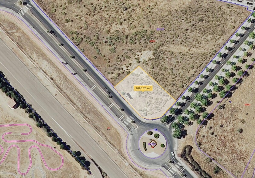 Calle del Marqués de Mortara, 1, Mérida, Badajoz en venta - Plano de la planta - Imagen 1 de 4