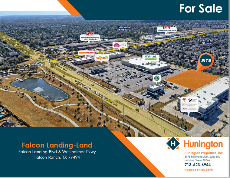 Falcon Landing Boulevard & Westheimer Pkwy, Katy, TX en venta - Foto del edificio - Imagen 1 de 1