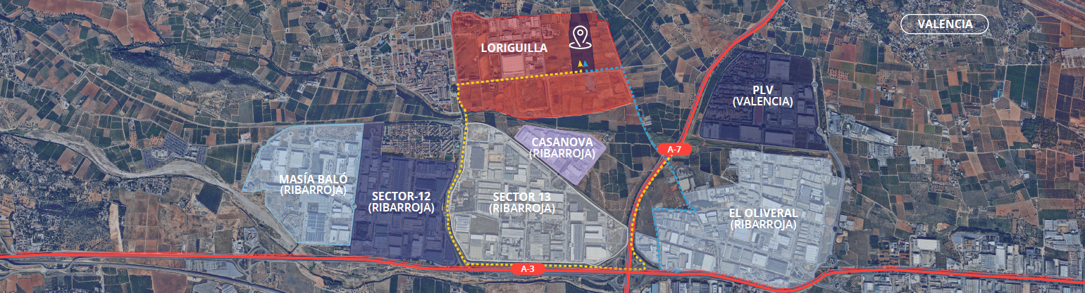 Camino Masía Conde, Loriguilla, Valencia en alquiler Mapa- Imagen 1 de 11