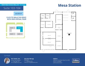 1833 W Main St, Mesa, AZ en alquiler Plano de la planta- Imagen 1 de 1