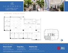 2 Alhambra Plz, Coral Gables, FL en alquiler Plano del sitio- Imagen 1 de 1