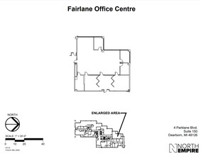 4-6 Parklane Blvd, Dearborn, MI en alquiler Plano de la planta- Imagen 1 de 2