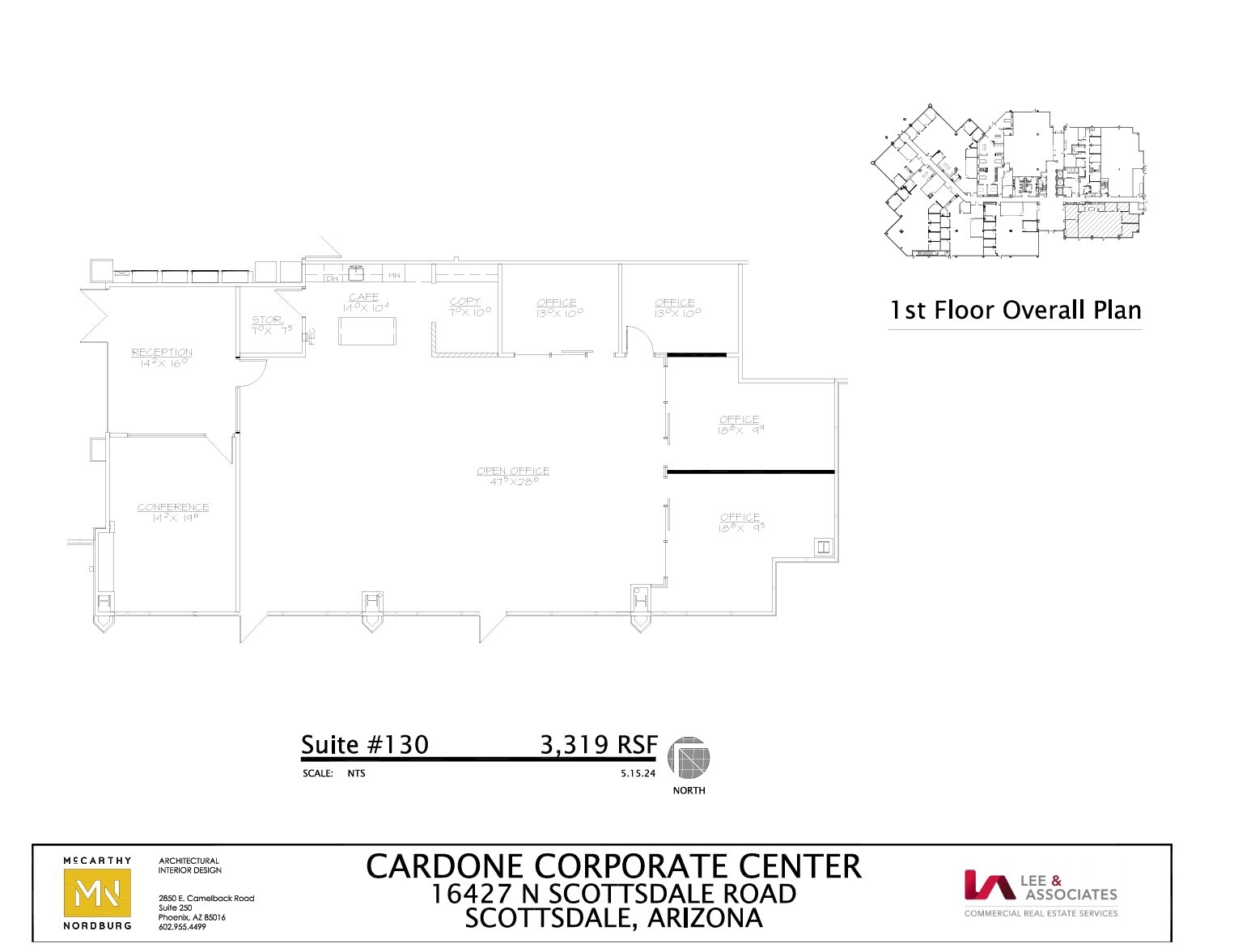 16427 N Scottsdale, Scottsdale, AZ en alquiler Plano de la planta- Imagen 1 de 1