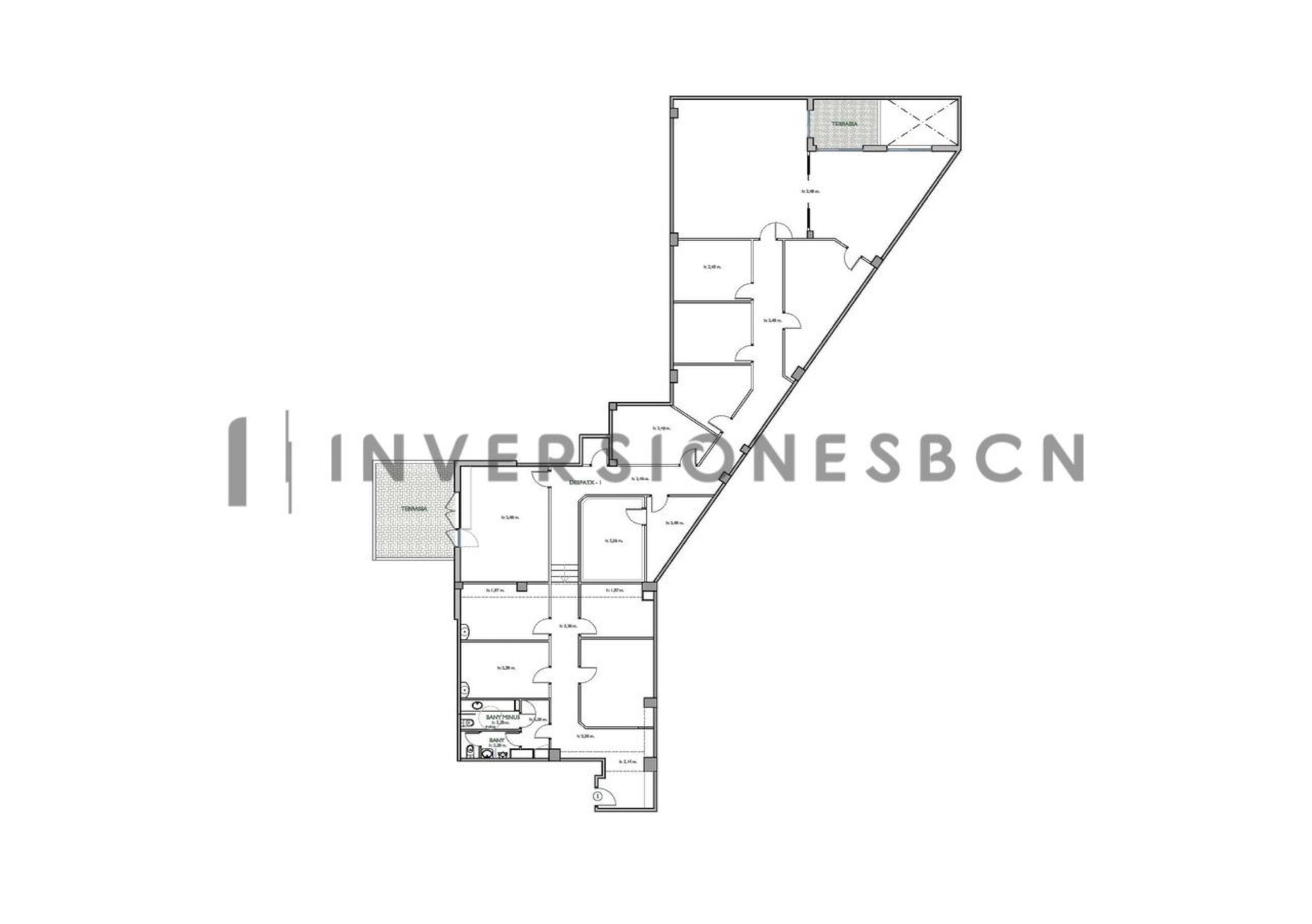 Carrer Del Bruc, Barcelona, Barcelona en alquiler Plano del sitio- Imagen 1 de 22