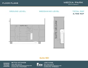 1811-1855 Centinela Ave, Santa Monica, CA en alquiler Plano de la planta- Imagen 1 de 7