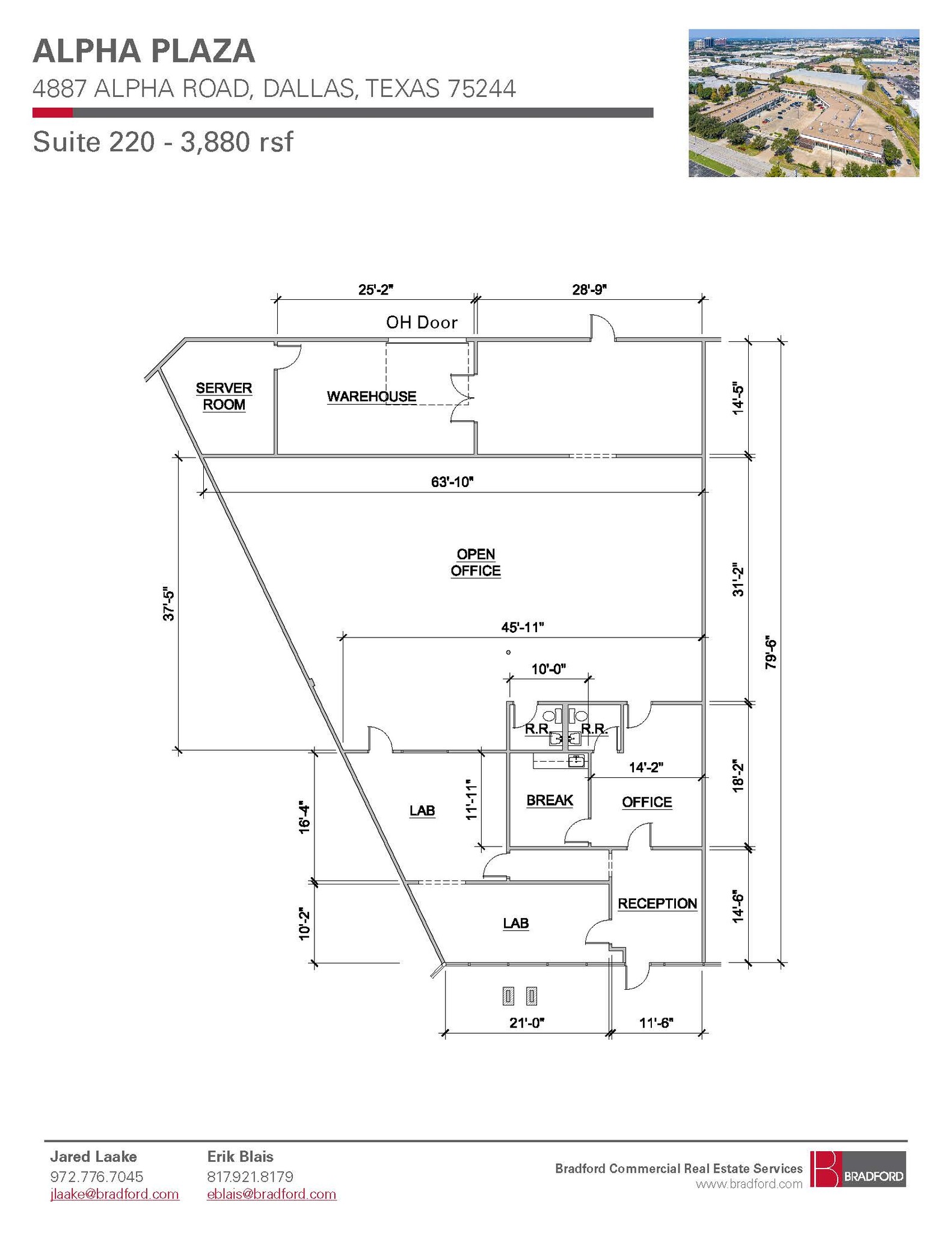 4887 Alpha Rd, Farmers Branch, TX en alquiler Plano de la planta- Imagen 1 de 1