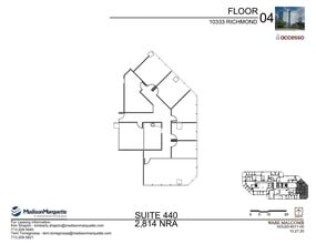 10333 Richmond Ave, Houston, TX en alquiler Plano de la planta- Imagen 1 de 1