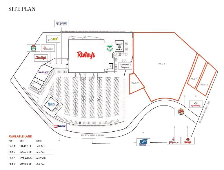 N Hills Blvd, Reno, NV en alquiler - Plano del sitio - Imagen 1 de 4