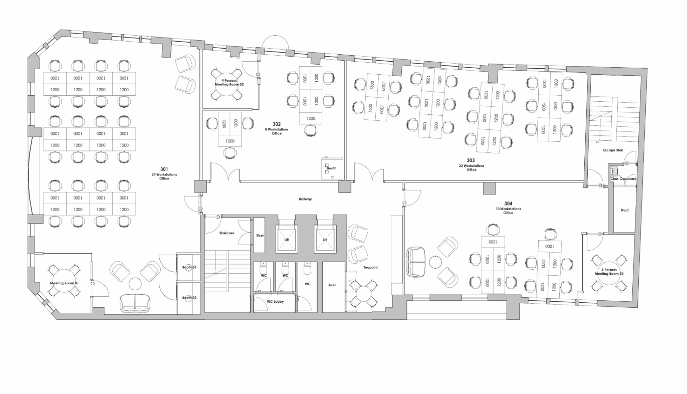 14 New St, London en alquiler Plano de la planta- Imagen 1 de 1