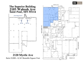 2103-2105 Wabash Ave, Saint Paul, MN en alquiler Plano de la planta- Imagen 2 de 2