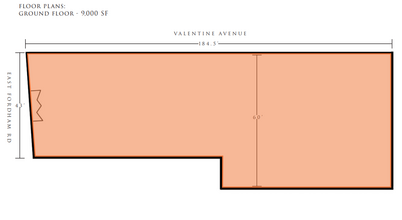 222-226 E Fordham Rd, Bronx, NY en alquiler Plano de la planta- Imagen 2 de 4