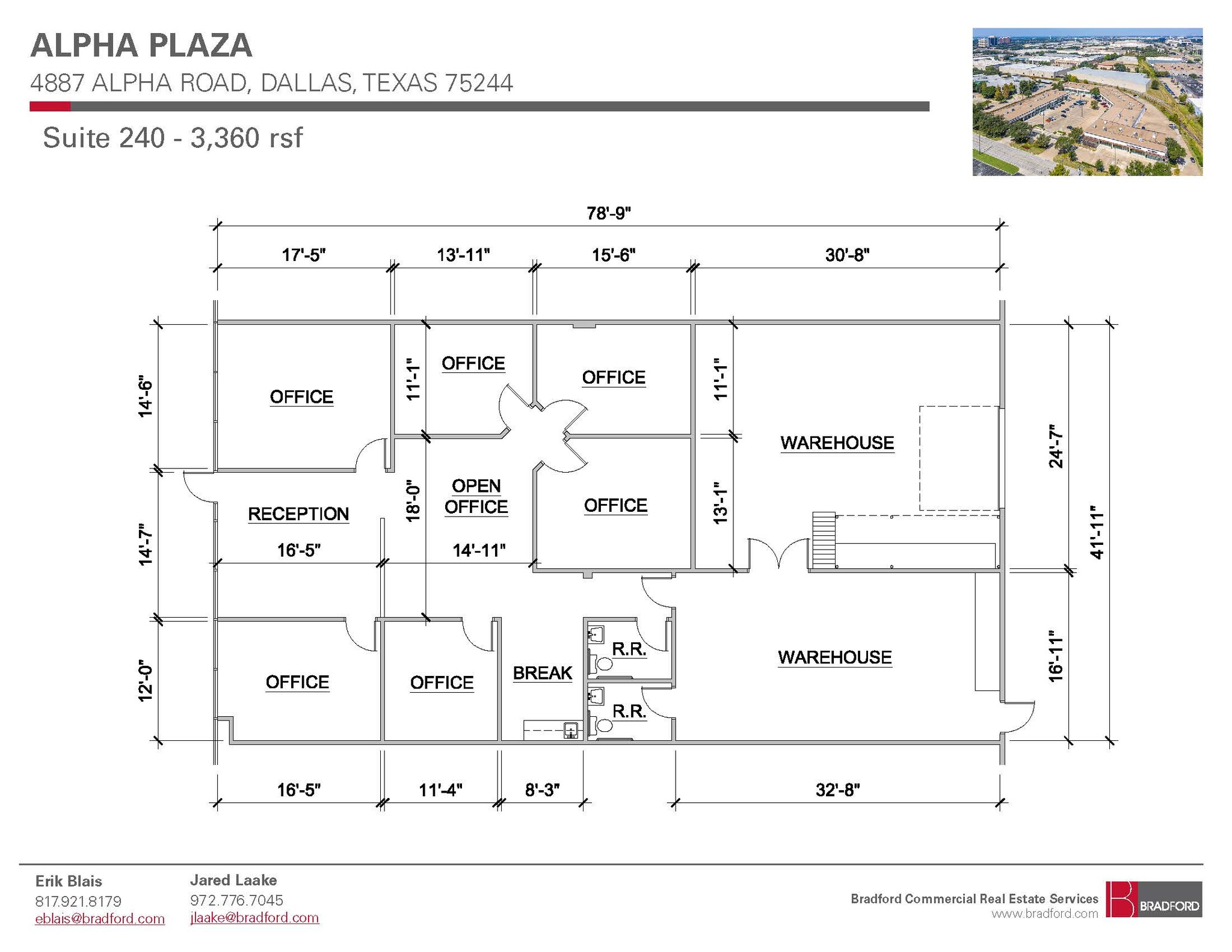 4887 Alpha Rd, Farmers Branch, TX en alquiler Plano de la planta- Imagen 1 de 1