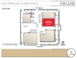 4133 W Patrick Ln, Las Vegas, NV en alquiler Plano del sitio- Imagen 2 de 5